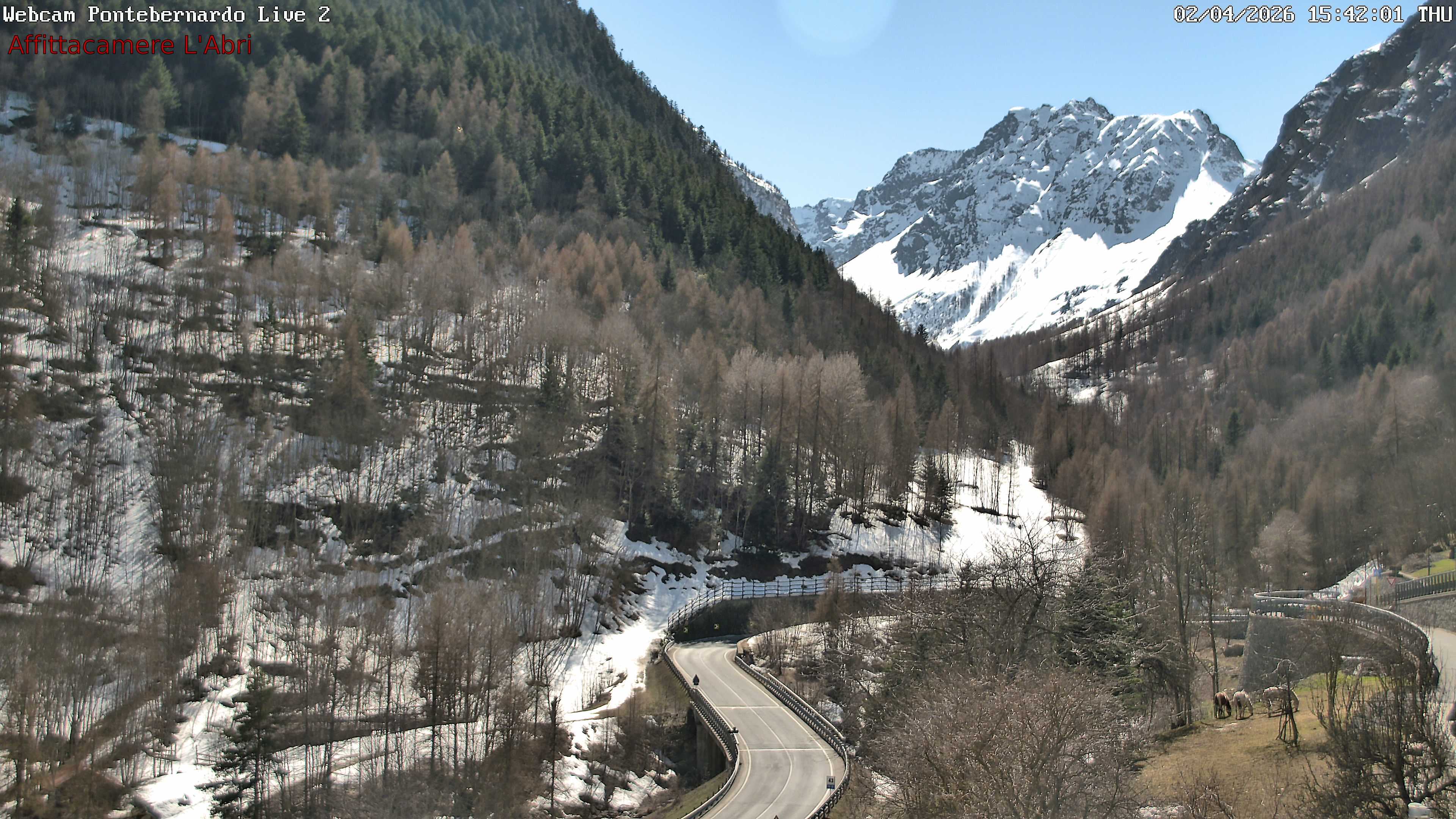 immagine della webcam nei dintorni di Sant'Anna di Valdieri: webcam Pietraporzio